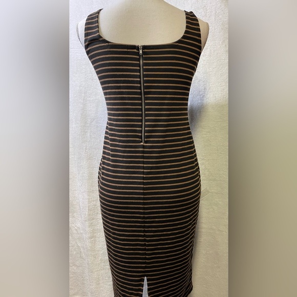 Popular Basics striped tank Bodycon dress women’s size L - Picture 7 of 14